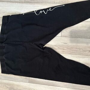 Torrid Legging Black “Love” Size 5